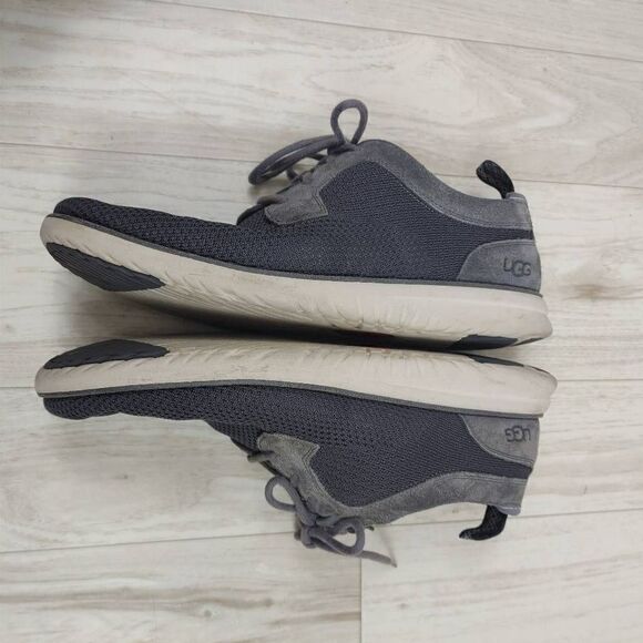 UGG UNION DERBY HYPERWEAVE SUEDE DARK GREY SHOES MENS SIZE 12 US. - Picture 5 of 9